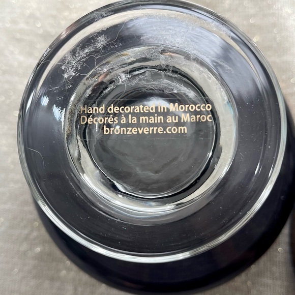 Set of 2 beautiful Moroccan drink glasses - Picture 5 of 7